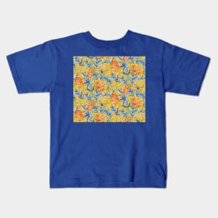 Colorful Green Hydrangea Kids T-Shirt